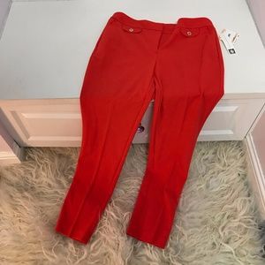 Anne Klein Poppy Red Pants